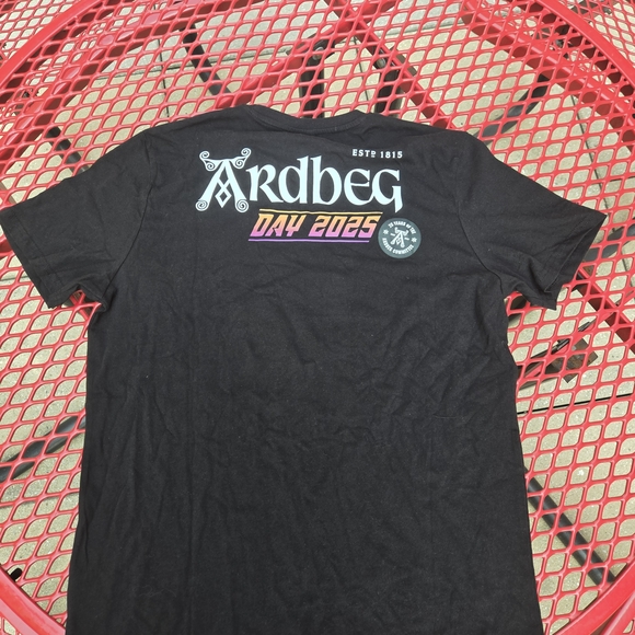 Ardbeg Scottish Scotch Black T-Shirt for Men - Picture 1 of 10